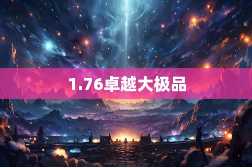 1.76卓越大极品