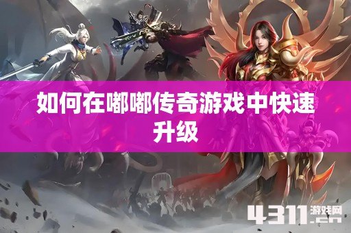 如何在嘟嘟传奇游戏中快速升级