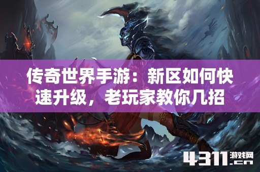 传奇世界手游：新区如何快速升级，老玩家教你几招